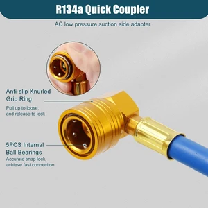 Klimaanlage Gaskühlschrank mit Messgerät, Auto -Soda, Laderohr, Wechselstromaufladungsschlauch für Auto, R134a 10 Hauptverkäufe Klimatizer - №8