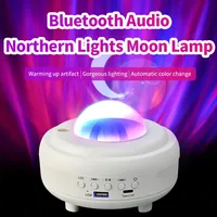 Dynamics Northern Lights Starry Sky Projection Light USB Plugged In Music Player Atmosphere Moon Light Projection Nightlight