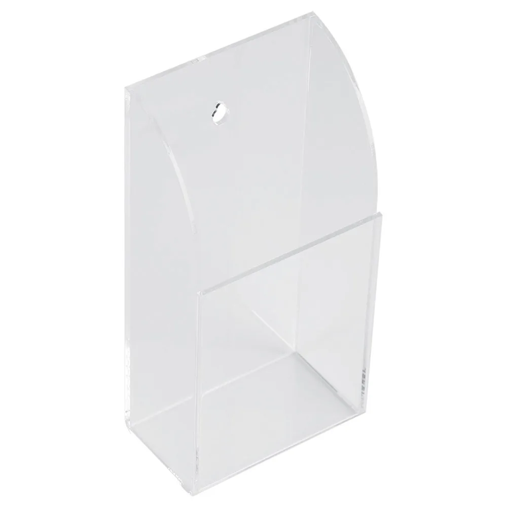 Soporte de Pared para Control Remoto de Acrílico, Caja Transparente para Control Remoto, Organizador Universal Multiusos para Control Remoto