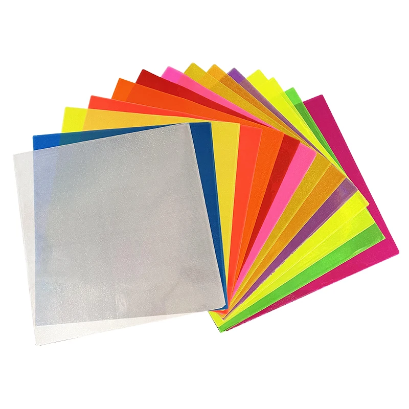 VOOFENG Sparkle Microprismatic Reflective PVC Sheet Reflective Material for Reflector Personal Safety  Accessories 47x49cm