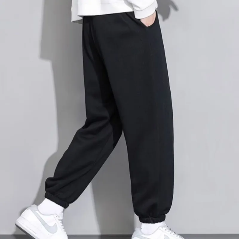 Japan Fashion Jogger Trousers Casual Sports Casual Joggers Hip Hop Drawstring Sweatpants For Men High Street Loose Trousers