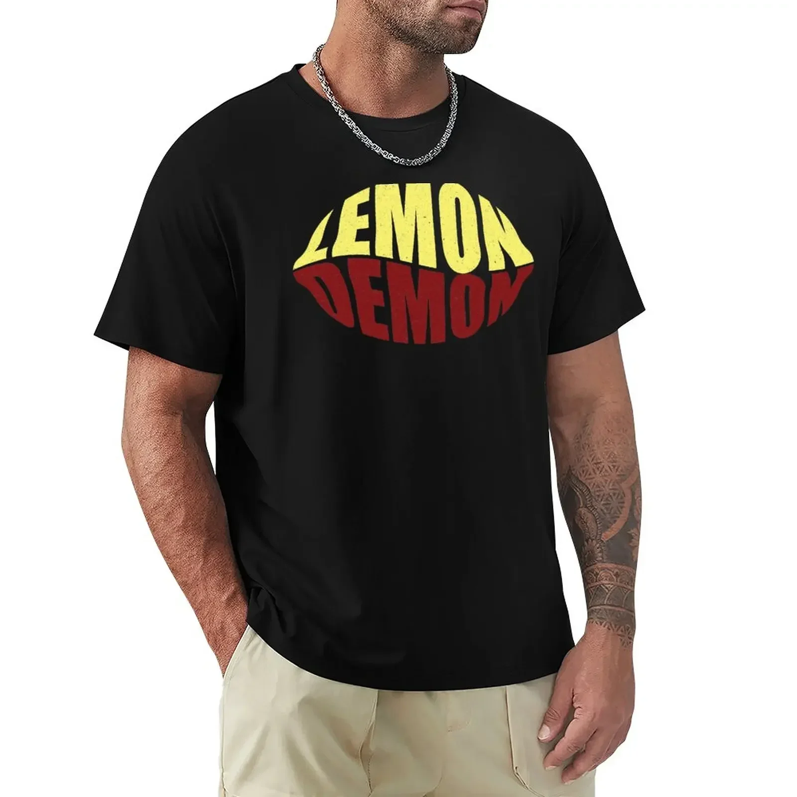 

Lemon Demon - Fun Typography Design T-Shirt graphic shirts anime tshirt anime animal prinfor boys men t shirt