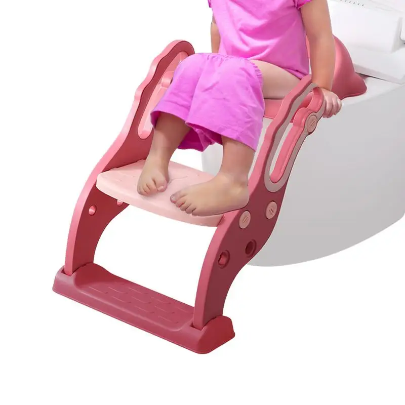 

Potty Ladder Potty Training Toilet Seat With Step Stool Ladder Potty Seat With Ladder For Toddlers Baby Girls Boys