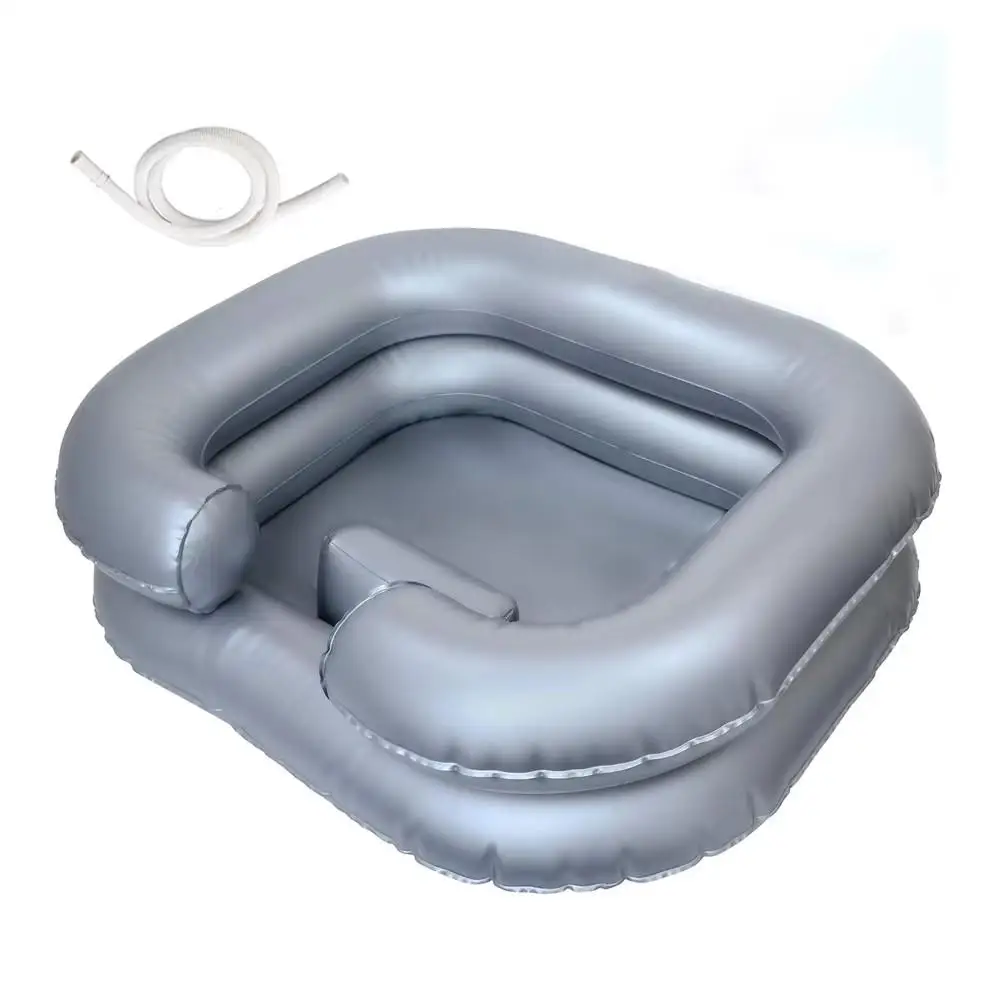 Portable Inflatable Hair Washing Basin for Bedridden, Ideal for Elderly & Disabled, Easy-To-Use Shampoo Bowl for Home Care