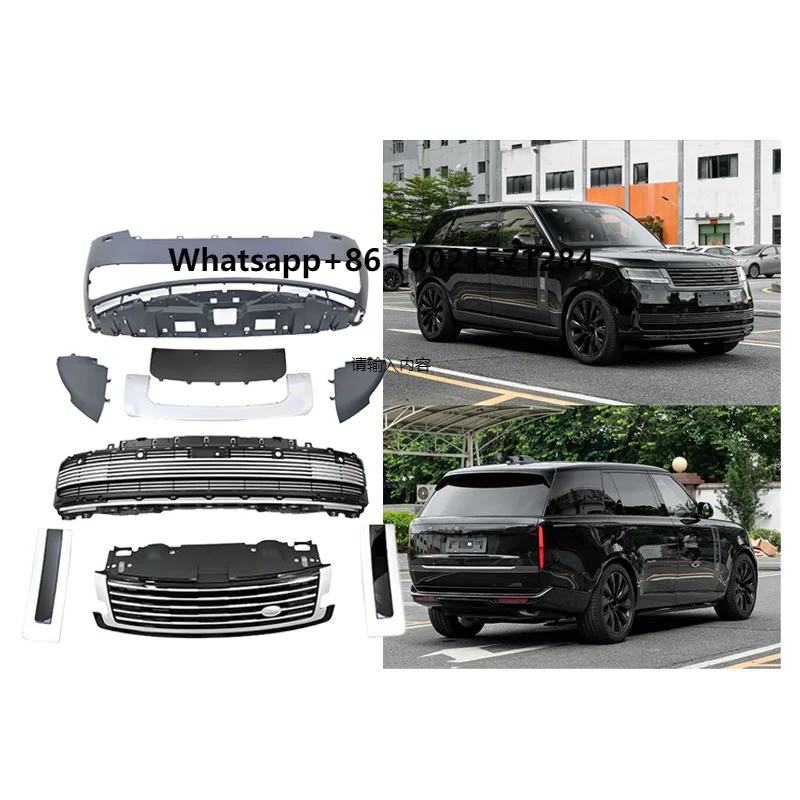 

2024 Range Rover China Car Part Upgrade Sv Look Body Kit with Front Bumper Side Vent Car Grille Exterior Range Rover Accessories