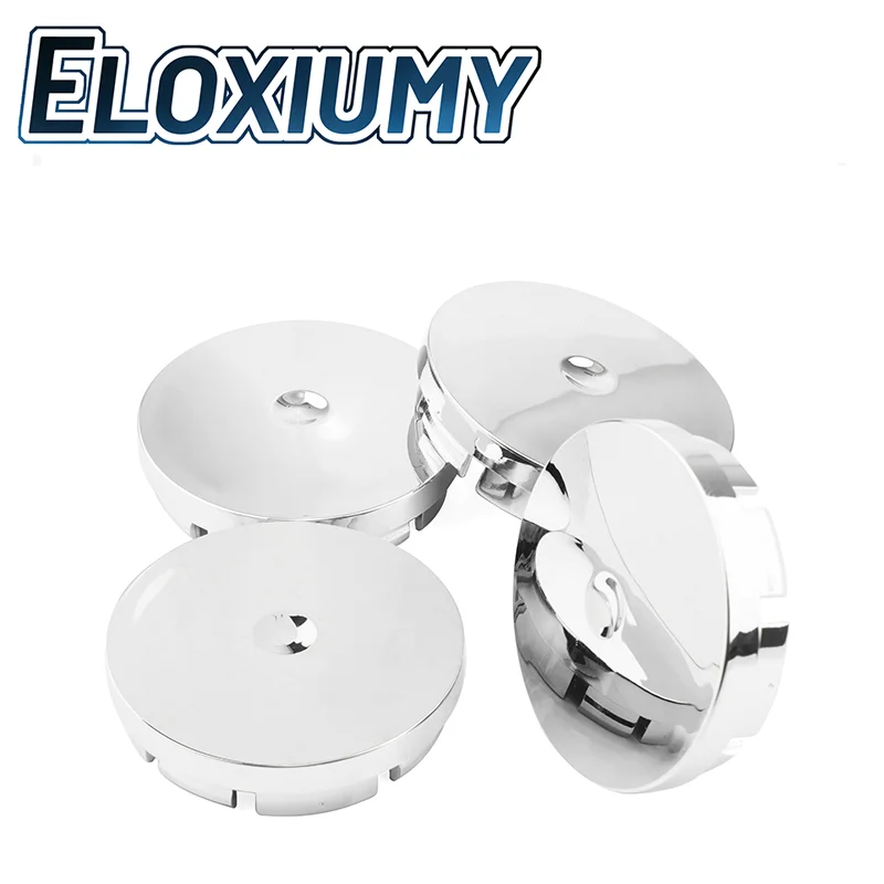 Eloxiumy 4pcs Wheel Center Cap For Roomster Rapid Citigo Octavia 2013-2015 Wheels #5JA 601 151A #6U0 601 151L OD 55.5mm ID 51mm
