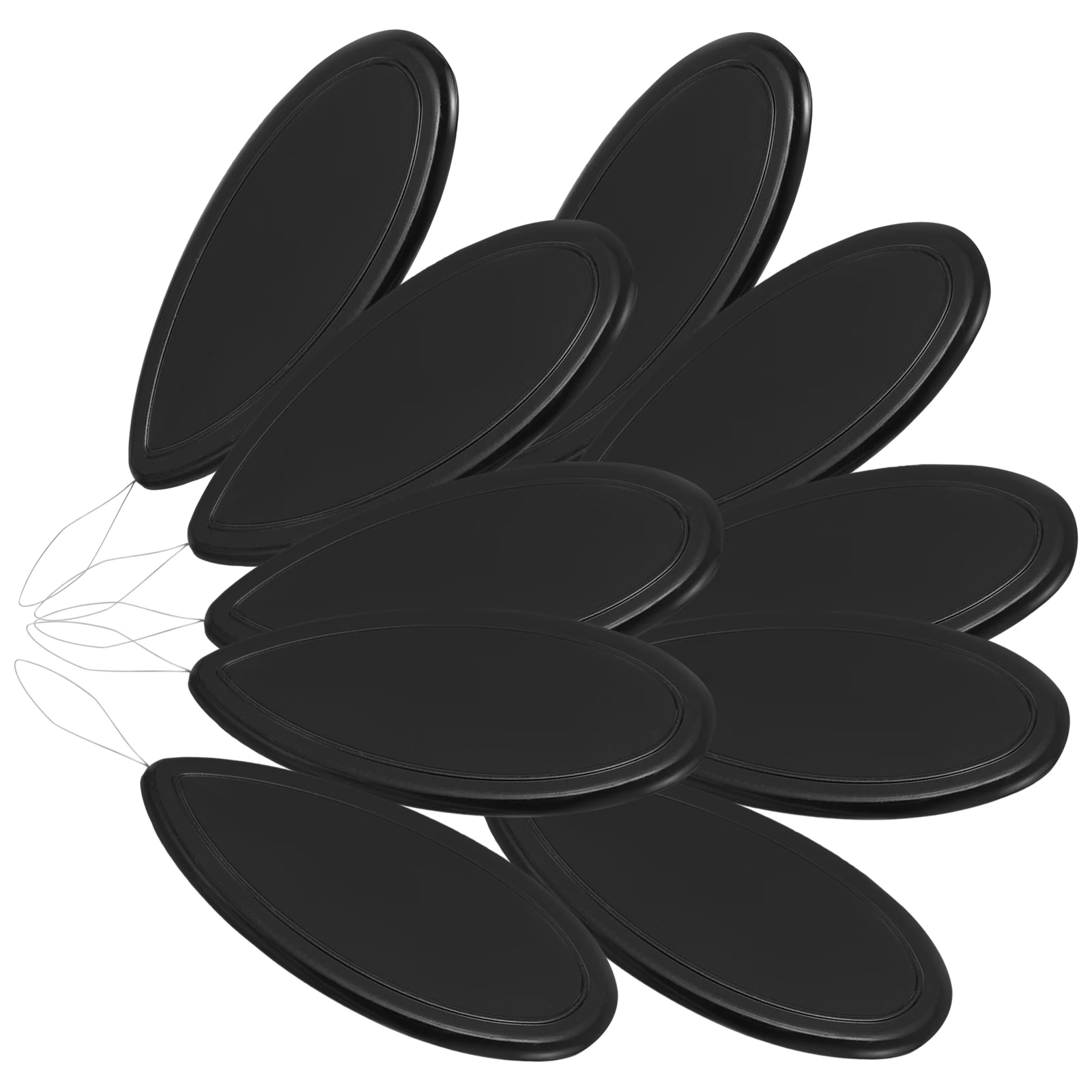 

20 Pcs Black Needle Threader Oval Shaped Sewing Tool Compact Eye Needles Threads DIY Embroidery Bead Cross Stitch Accessories