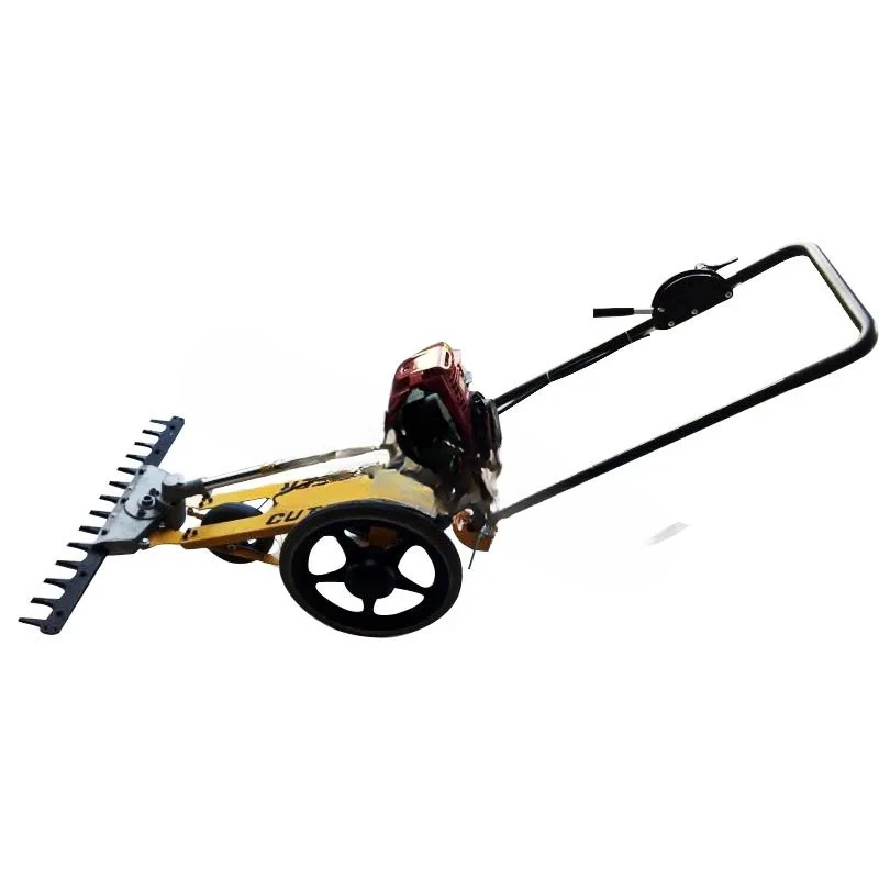 Hand-Push Lawn Mower Grass For Land Reclamation Garden Orchard Multi-Purpose Agricultural Brush Cutter