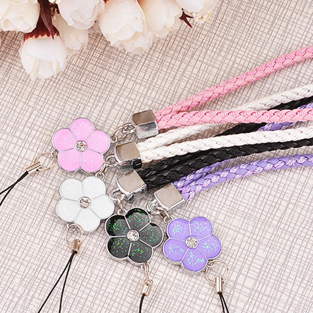 4 Pcs Phone Lanyards Keychains Wear Resistant Decorative Replacement Chains for Bags Phones Keys Work Cards Cover Strap Badge