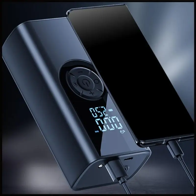 منفاخ إطارات ABS 150 رطل لكل بوصة مربعة، مضخات هواء سهلة الحمل مع شاشة رقمية، مضخات هواء مدمجة، جهاز نفخ سريع متعدد الوظائف #2