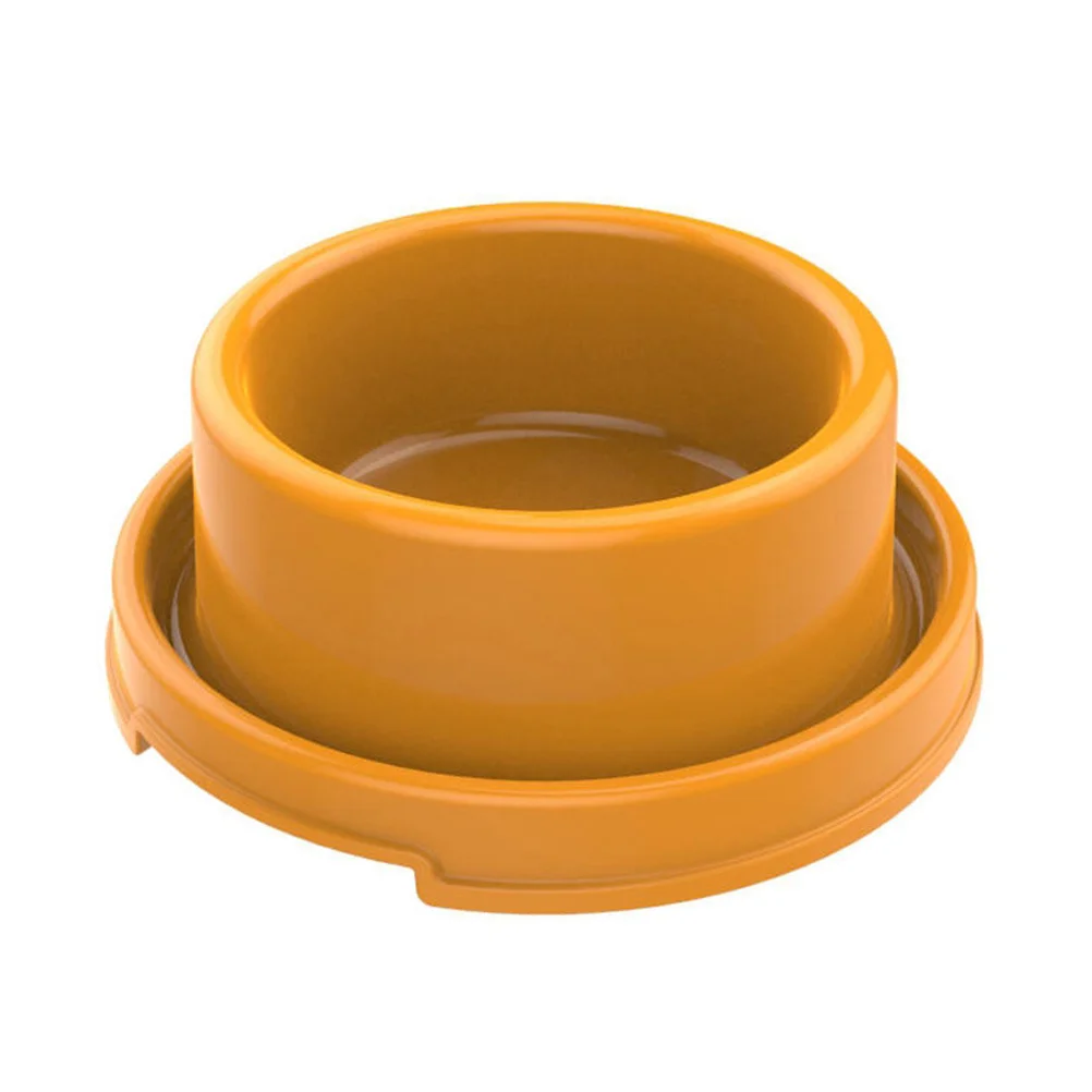 

2Pcs Pet Food Bowl Anti-Ant Round Feeding Dish Non-Overturn Dog Puppy Feeder Smooth Surface Easy Clean Environment Friendly