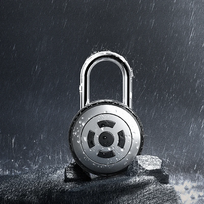 قفل ذكي IP65 مقاوم للماء بلوتوث قفل إلكتروني للتحكم في التطبيق كلمة المرور المؤقتة للسفر على ظهره الأمتعة الصالة الرياضية