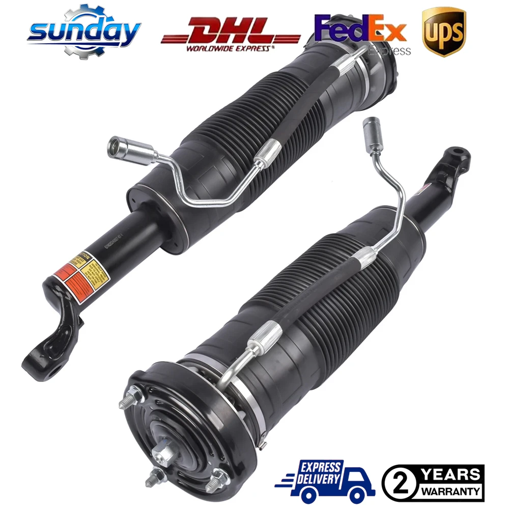 

2Pcs Front ABC Hydraulic Air Suspension Shock Absorber Strut For Mercedes W222 S550 560 600 S63 S65 AMG 2223208313 A2223205913