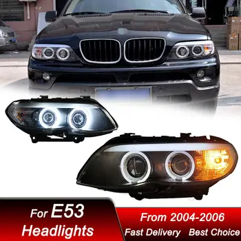 適用於BMWX5 E53 04-06的新款LED大燈總成升級版高配置投影透鏡配件套件 8 最佳銷售 BMWX5 E53頭燈 - №1