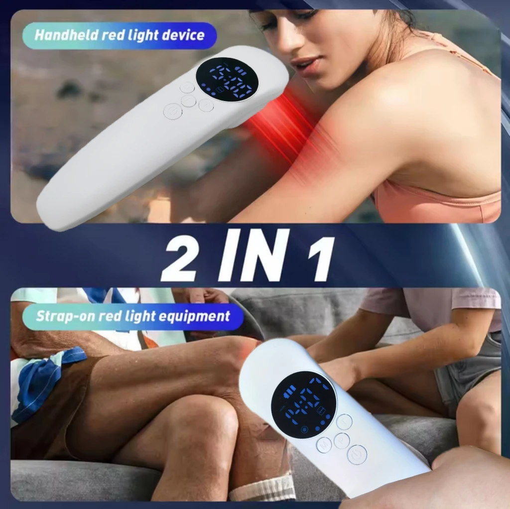 High Power 520mW Pet Laser Therapy Device, Professional 650nm+808nm Laser for Dog Arthritis & Hip Pain Relief, 3 Modes, USB