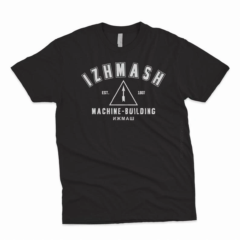 Izhmash Ak 47Fashion Men manga streetweat Male Cheap 100% Cotton Summer Clothing Round neck New Arrival  heavyweight style tops