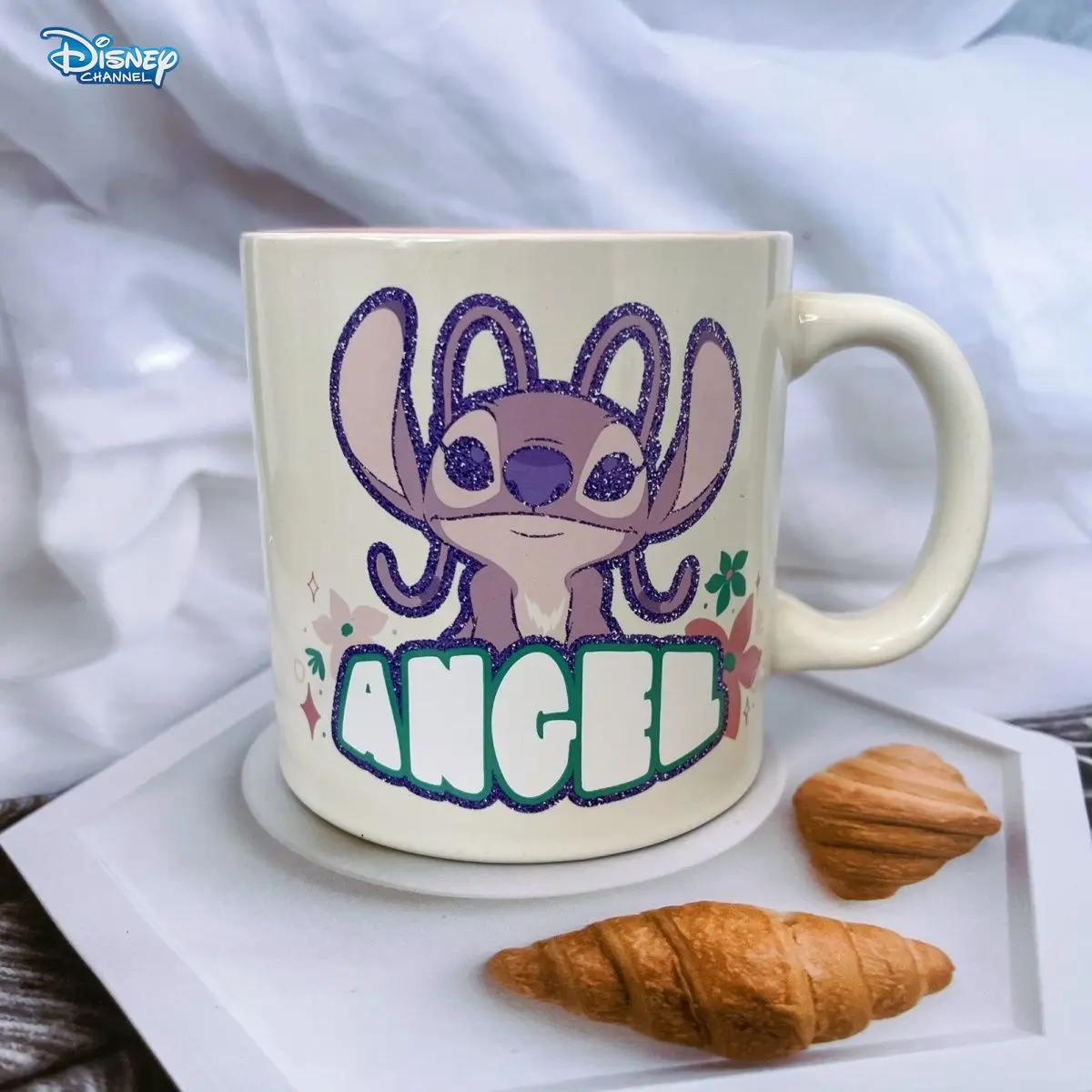 

Disney Mug Stitch large capacity cartoon ceramic mug office desktop coffee cups children's milk cups