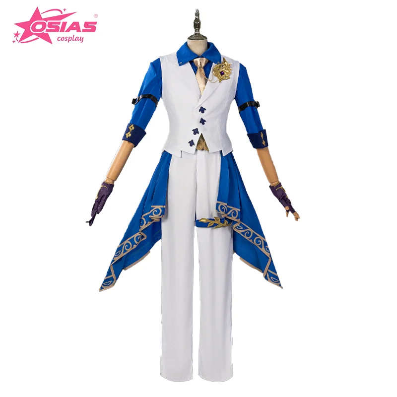 

OSIAS Dr. Ratio Cosplay Costume Set Dr. Ratio wig Dr. Ratio shoes recital Honkai: Star Rail