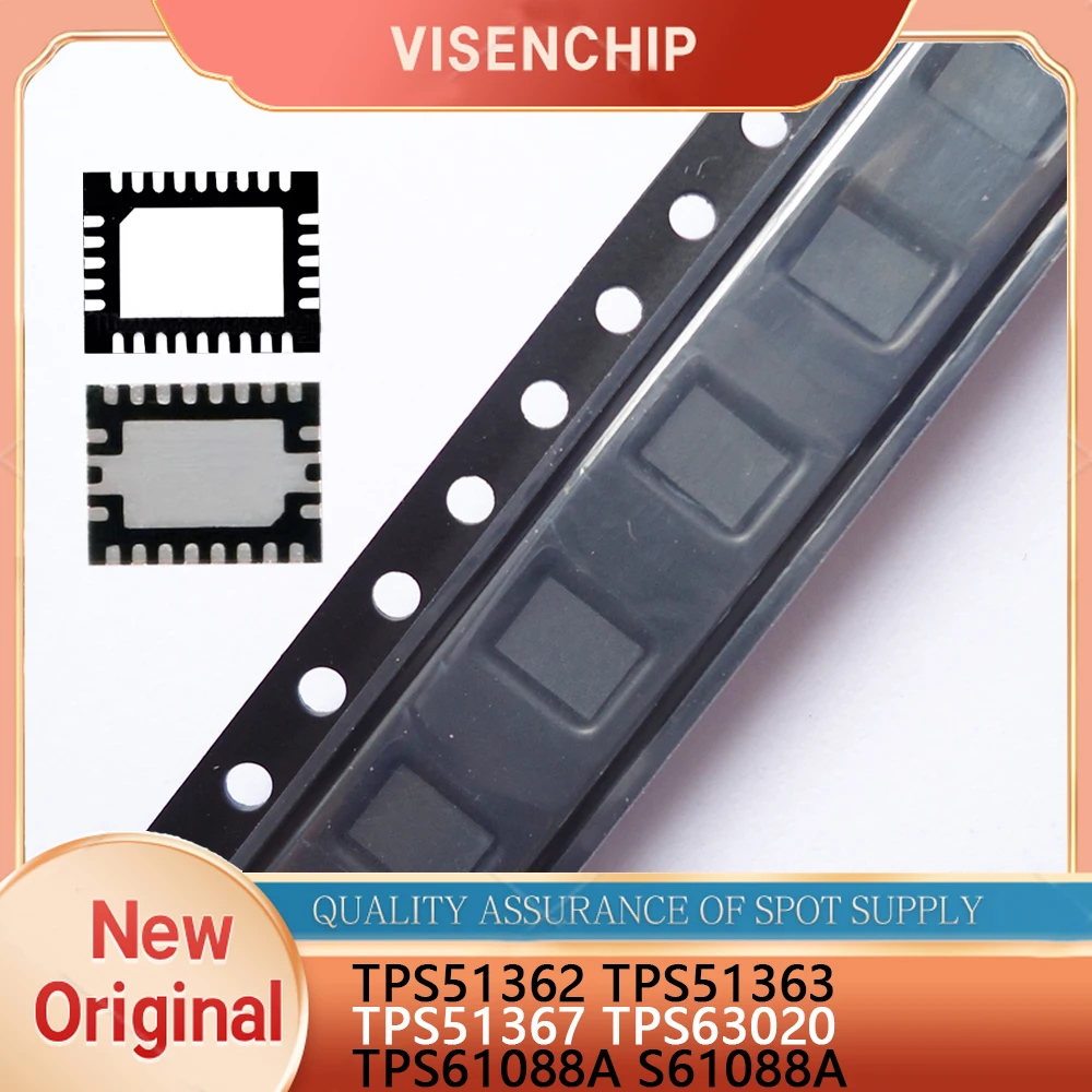5pieces New Original TPS51363 51363 TPS51362 51362 TPS51367 51367 TPS61088A S61088A TPS63020 PS63020 QFN chipset