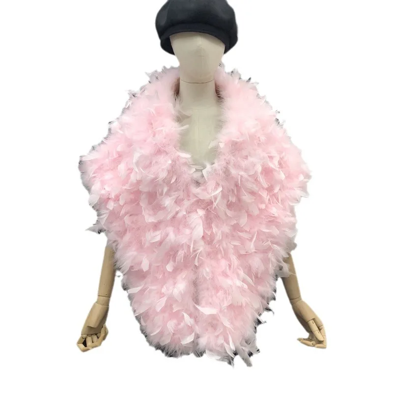 Elegant Real Ostrich feathers Big Shawls Winter Wedding Wraps Cloak Warm Cape Outerwear Shrug