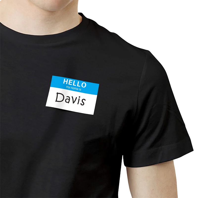 5 Sheets Hello My Name Adhesive Labels Stickers Gift Name Tags Sticker Present