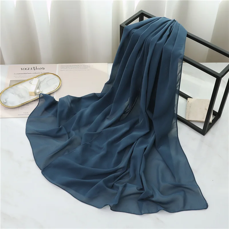 Women Silk Wool Scarf Floral Embroidery Hijab Female Foulard Spring Summer Thin Pashmina Shawls Wraps Bufanda Headscarf Stoles