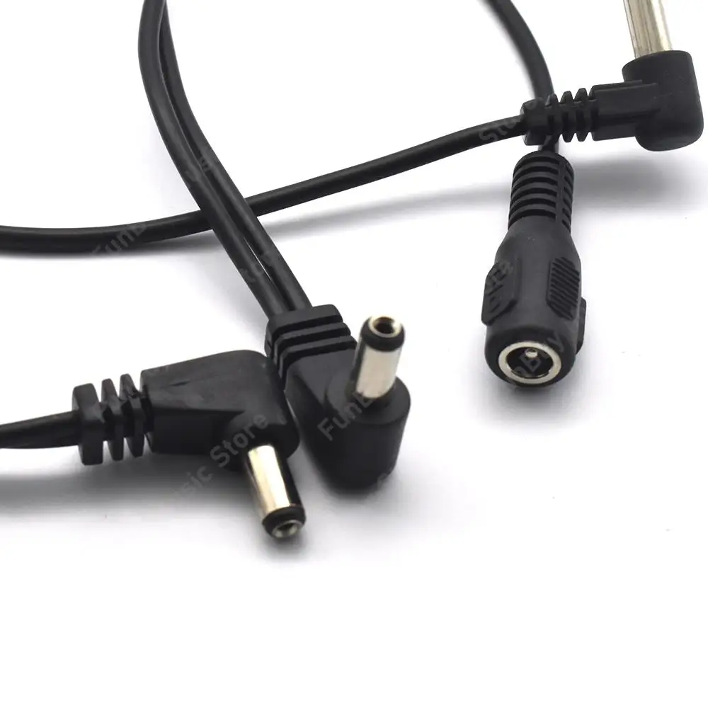 1Pcs Guitar Pedal Power Supply Cable for Effects Adapter Plug Daisy Chain 1 to 3 6 8 Ways 9V DC