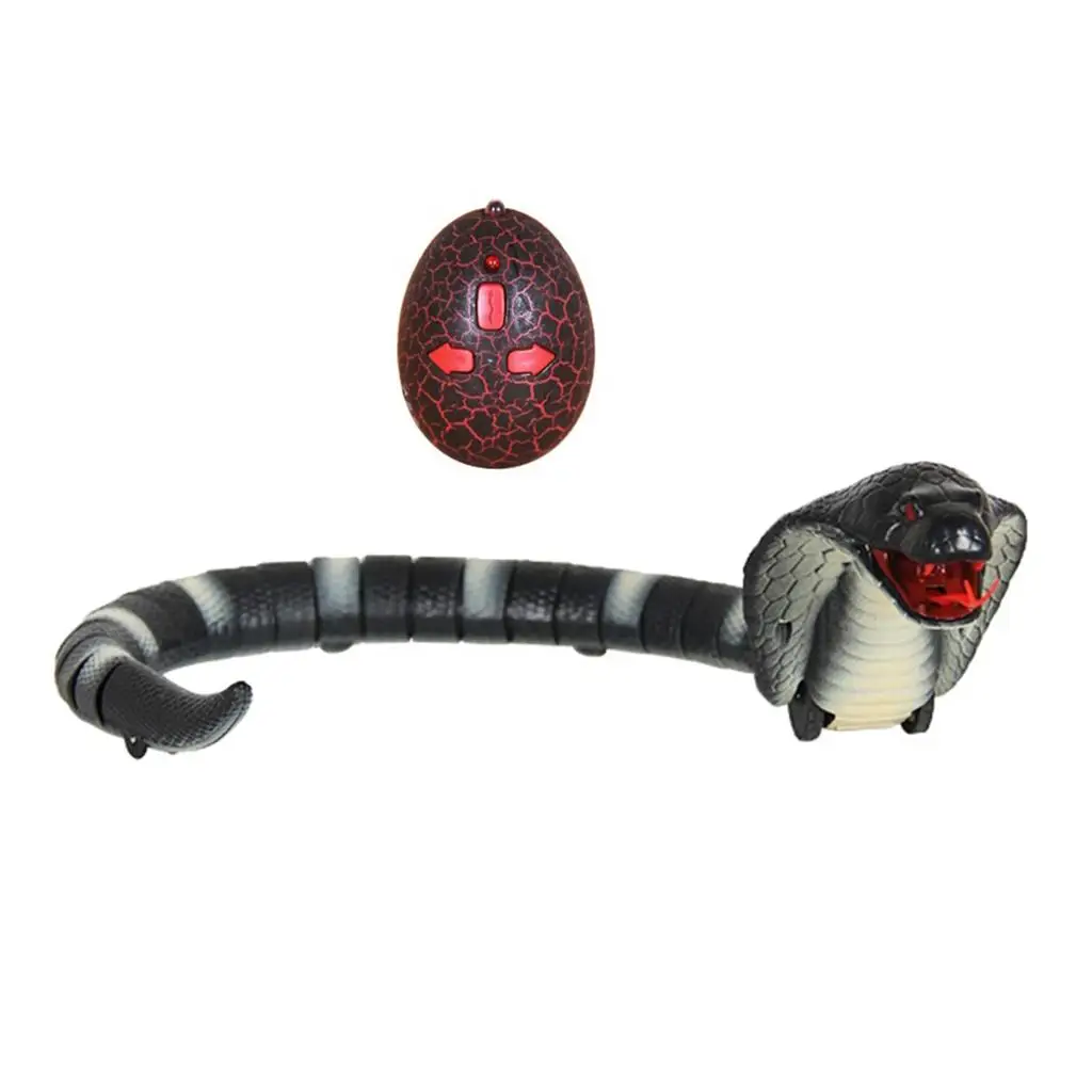 RC Snake Toy Rechargeable Realistic Cobra Remote Control Animal Electronic Toys for Kids Gift and Prank