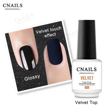 데로이 무광 탑 코트 UV 젤 흡수 네일 젤 광택제 벨벳 노 워시 반영구 네일 아트 액세서리, 전문 8ml, 신제품  Best5