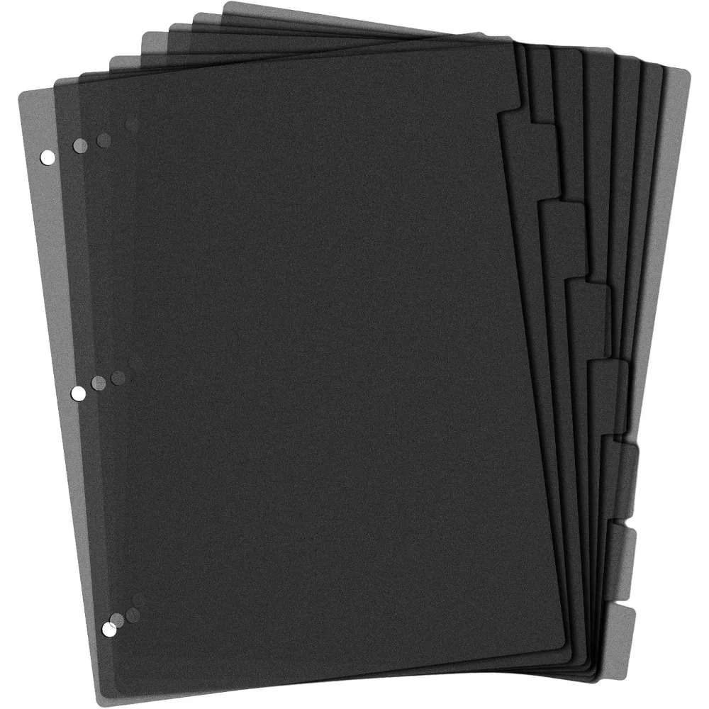 8 Sekat Binder Plastik Hitam A - Index Tab Divider ulasan dan harga
