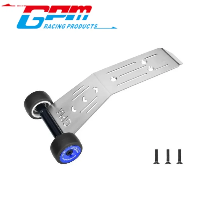 GPM XRTM040R STAINLESS STEEL BEARING WHEELIE BAR FOR TRAXXAS MINI XRT / MINI MAXX RC Upgrade