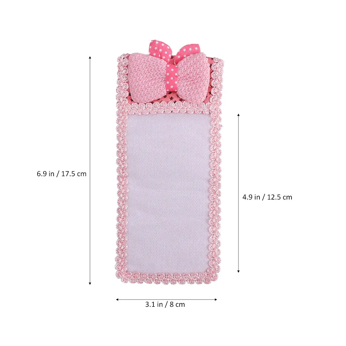1Pcs Remote Control Lace Cover European Style 24x8.5cm Fabric Stain Resistant Protective Dustproof Sleeve Beautiful Decorative