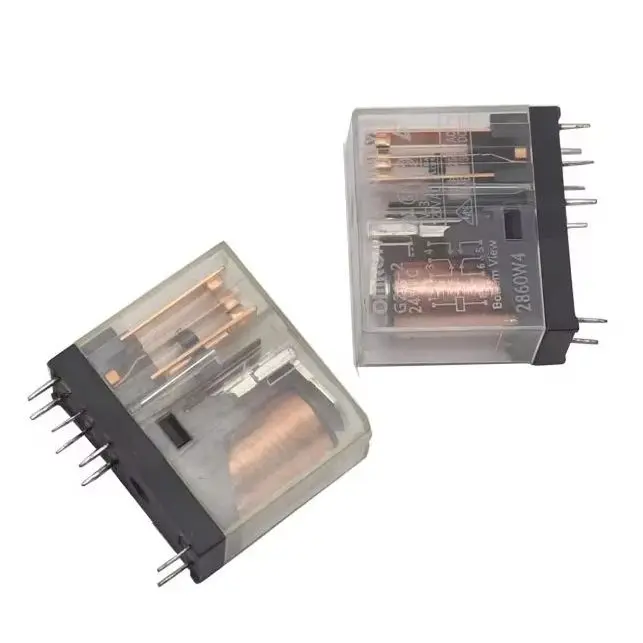 【2PCS】Relay G2R-2-5VDC G2R-2-12VDC G2R-2-24V G2R-2 12VDC Power Relays 5V/12V/24V 5A 8PIN