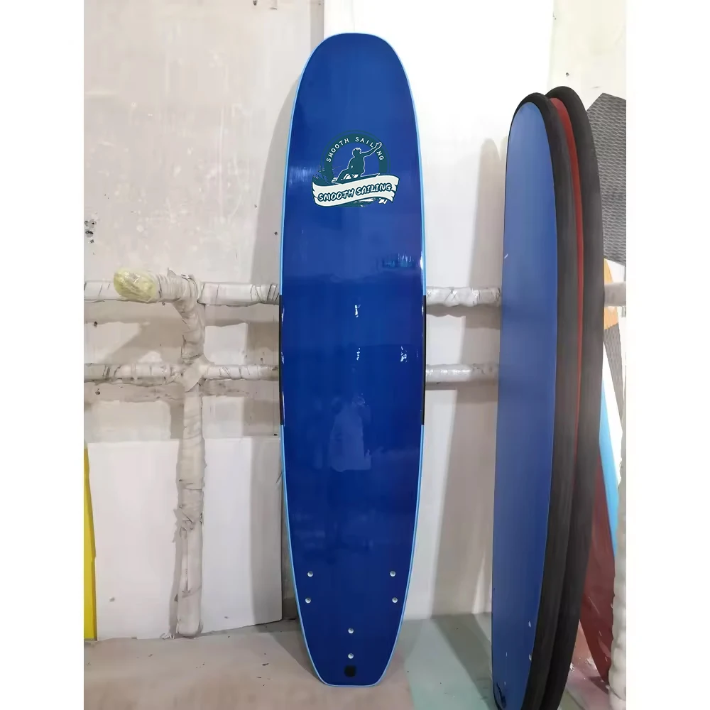 Custom High Quality EPS Foam Epoxy Soft Surfboards Fiberglass cloth IXPE Soft top surfboard