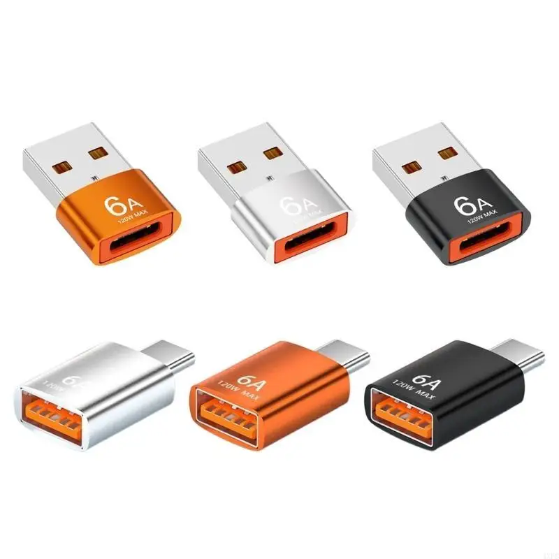 6A USB to 타입 C OTG 어댑터 USB USB-C 남성 to 마이크로 USB 타입-C 여성 변환기 맥북 삼성 S20 USBC OTG 커넥터