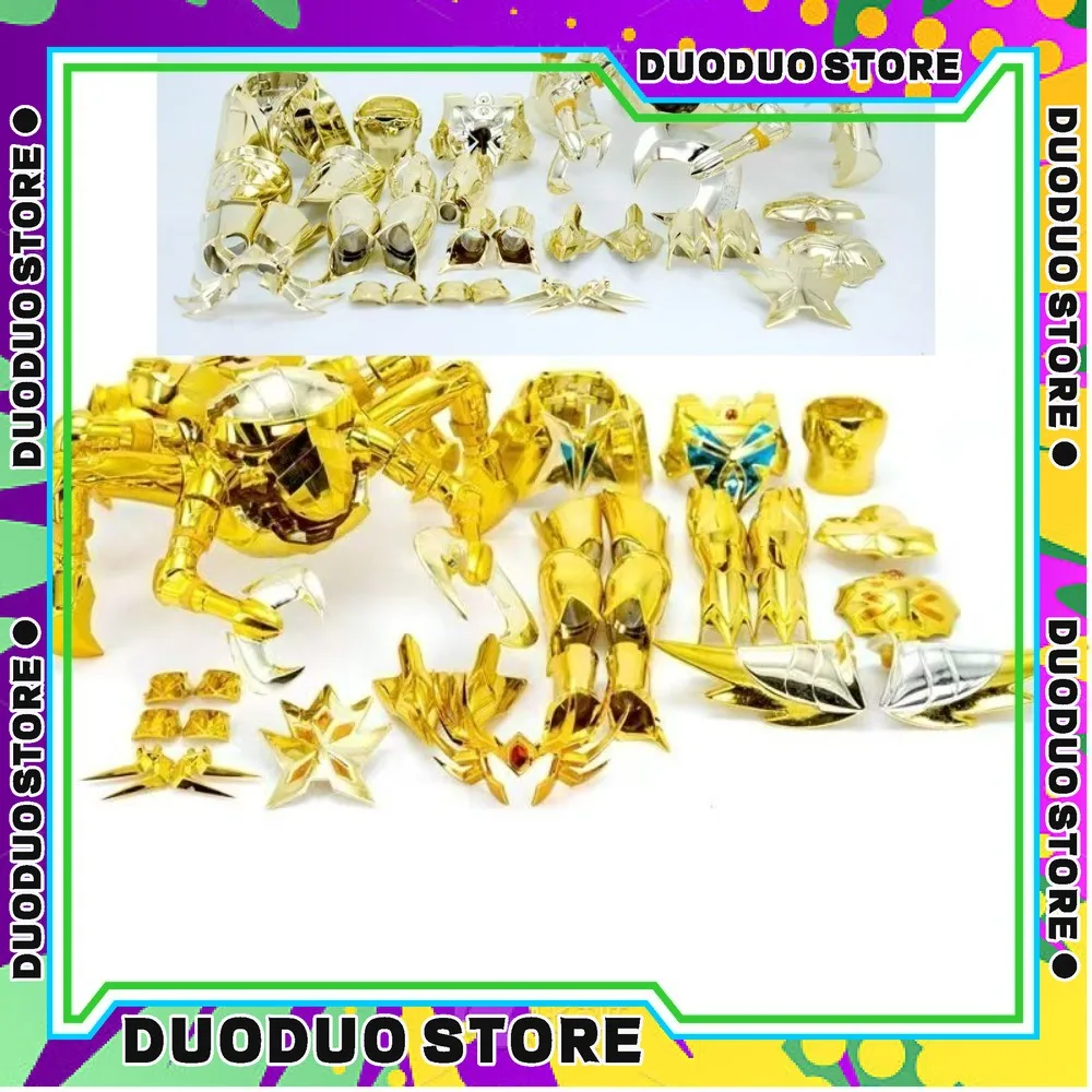 세인트 세이야 미스터리 클로스 EX 암사자 데스마스크 토템/오브젝트 금색 황도십이궁 기사 금속 액션 피규어 컬렉션 장난감