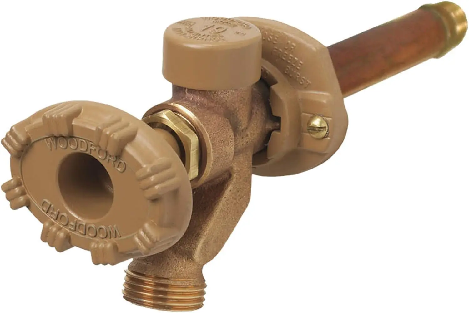 

19CP-12 Model 19 Wall Faucet, 12-Inch, CP Inlet,Tan