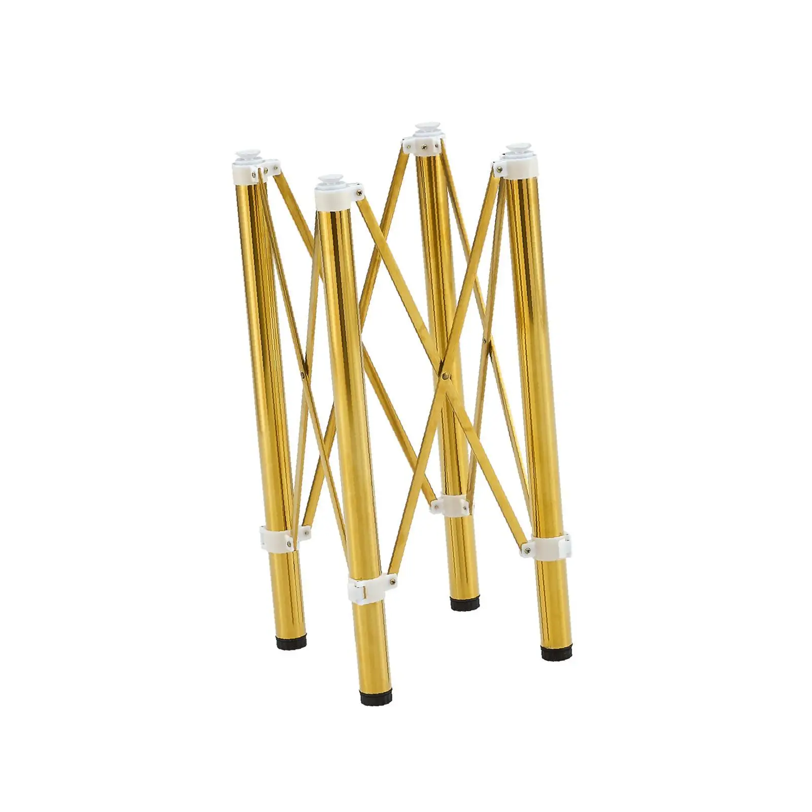 إطار طاولة قابل للطي من الفولاذ المقاوم للصدأ ذهبي بسيط - متعدد الوظائف، #4