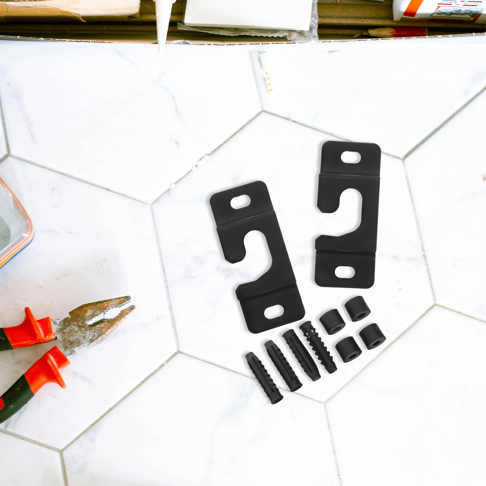 

1Set Mount Bracket Universal -80 Inch LED LCD Flat Screen Fixed Wall Mount for Drywall Heavy Duty Stable Installation