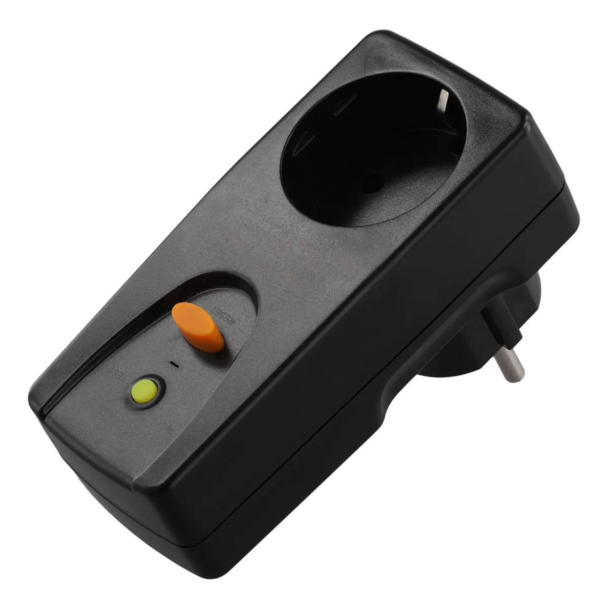 M16K16A Gfci 누출 방지 플러그 홈 회로 차단기 컷아웃 스위치 안전 개인 보호 플러그 검정색, EU 플러그