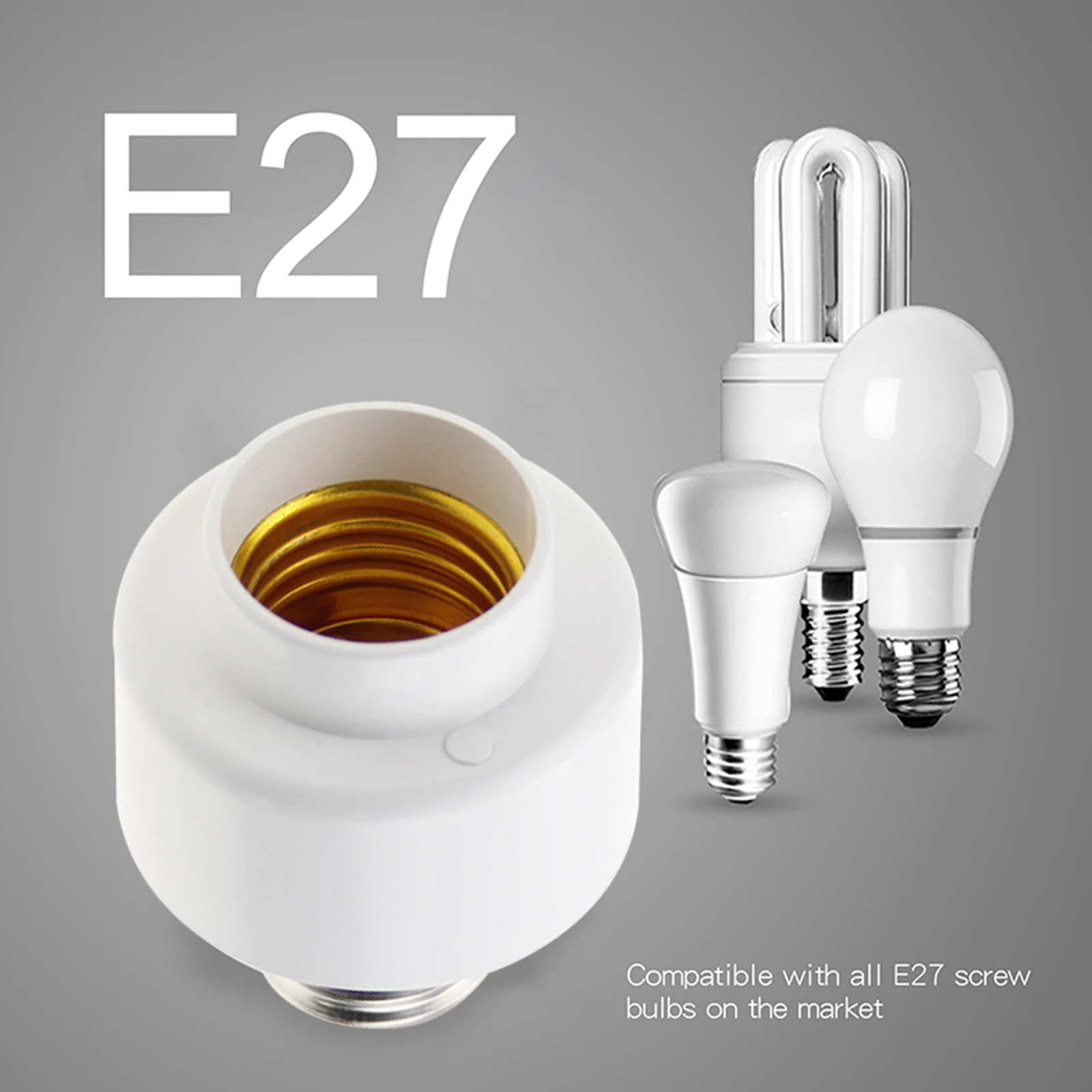 1 pz/5 pz Tuya Smart Slampher WiFi Smart Light Bulb Holder E27 portalampada Wireless Timer reale per Smart Home