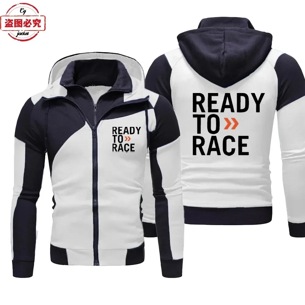 Ready To Race Motorcycle Logo Printed Off Road Motorcycle Endurance Race Hoodie Men's Jacket Team Cycling Suit Racing Suit