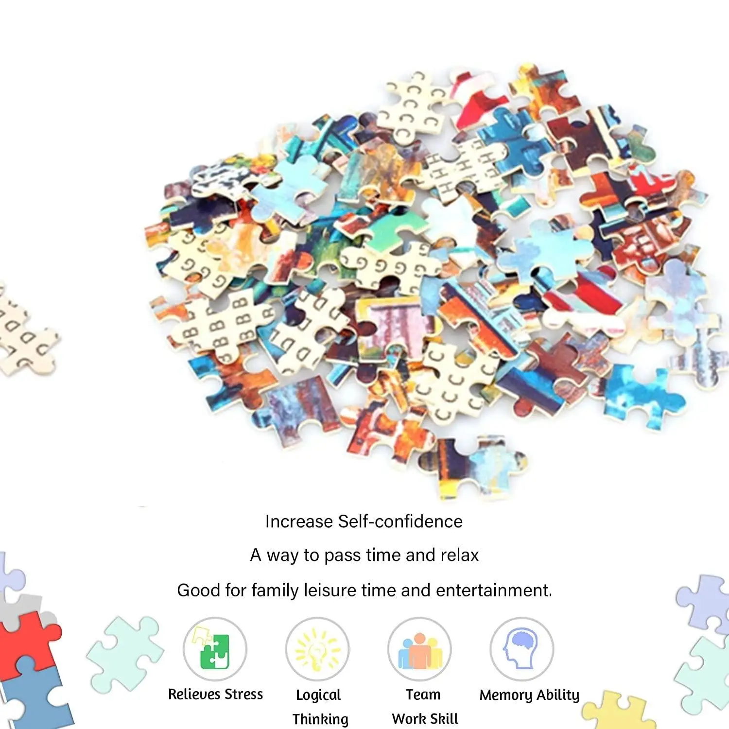 Jigsaw Puzzles for Adults 150/300/500/1000 Pieces World Landmarks for Kids Educational Game Challenge Toy World Map Puzzles