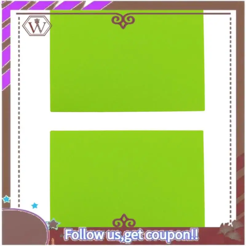 ABBG-2X Green Color A5 Sheet Laser Rubber For Stamps Engraving No Smell Laser Rubber