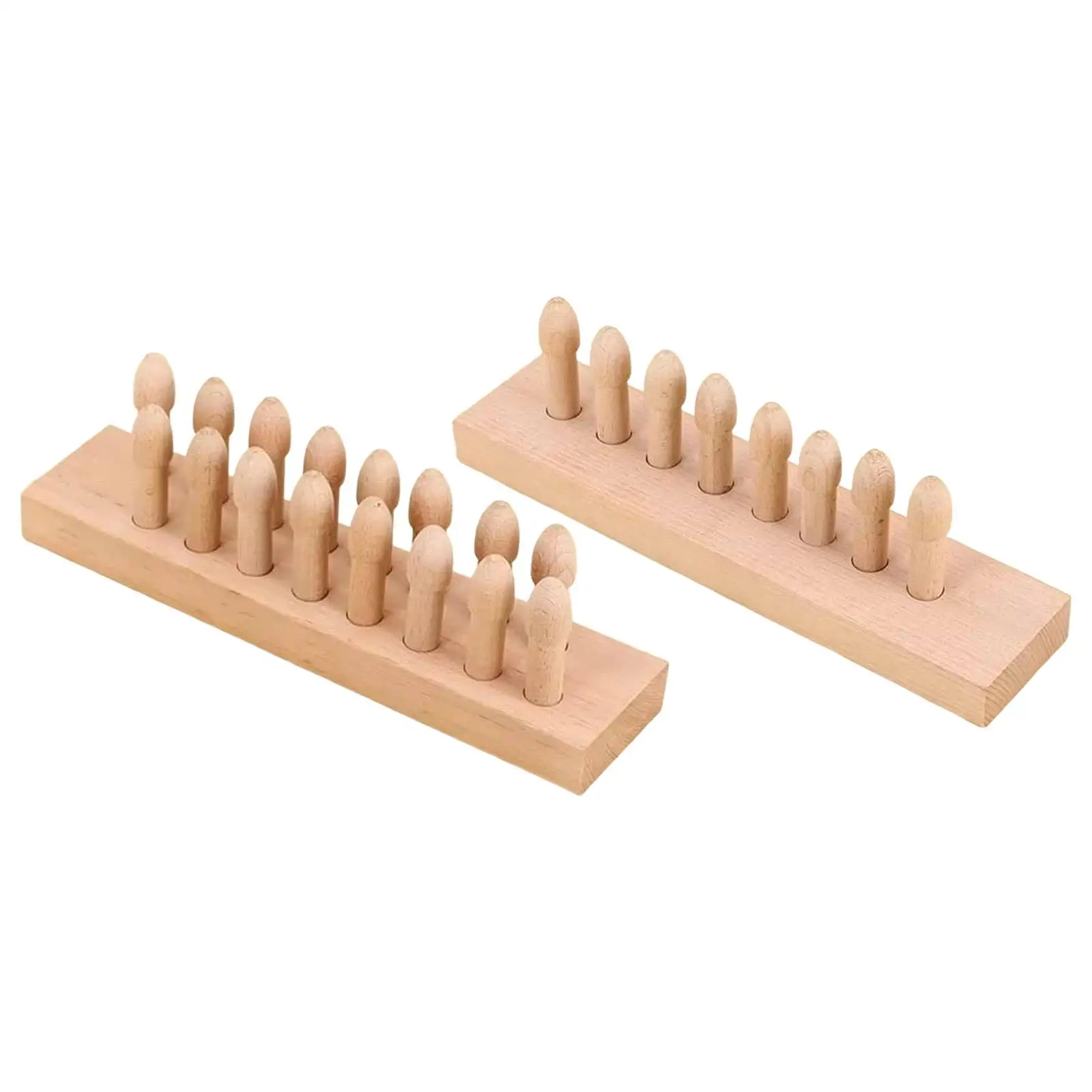 

Wooden Foot Acupressure Massage Board Ergonomic Pressure Point Tool for Household Office Elderly Women Men