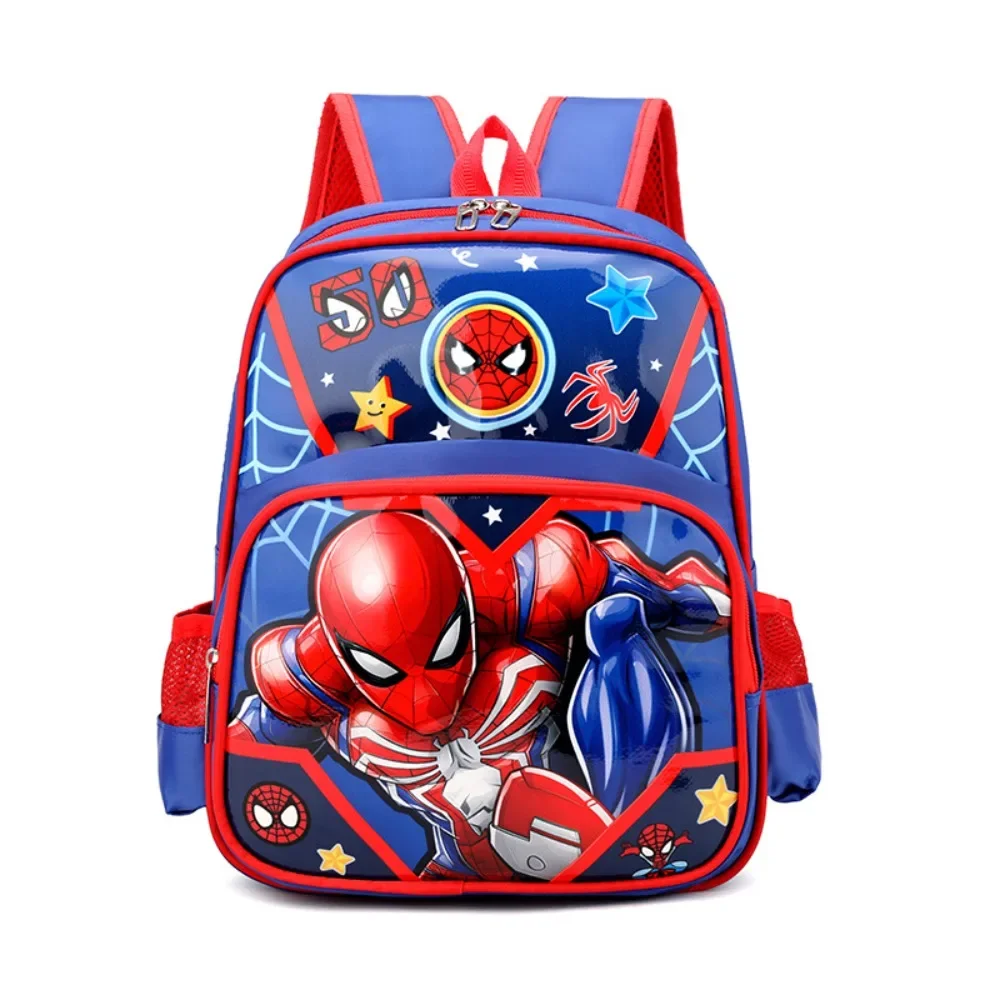 Marvel Kids School Bags Spider Man Iron Man Cartoon Fashion Lightweight Multi-layer Anti Splash Water Comfortable Backpack Gifts