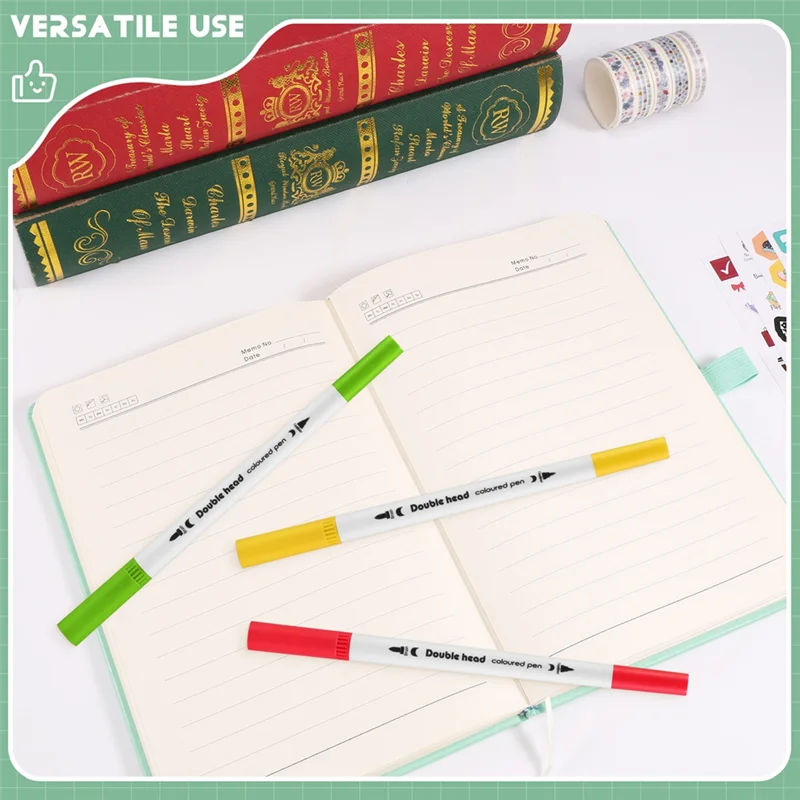 A13E-A5 Hardcover Dotted Journal Notebook With 184 Numbered Pages,Dotted Journaling Kit For Beginner