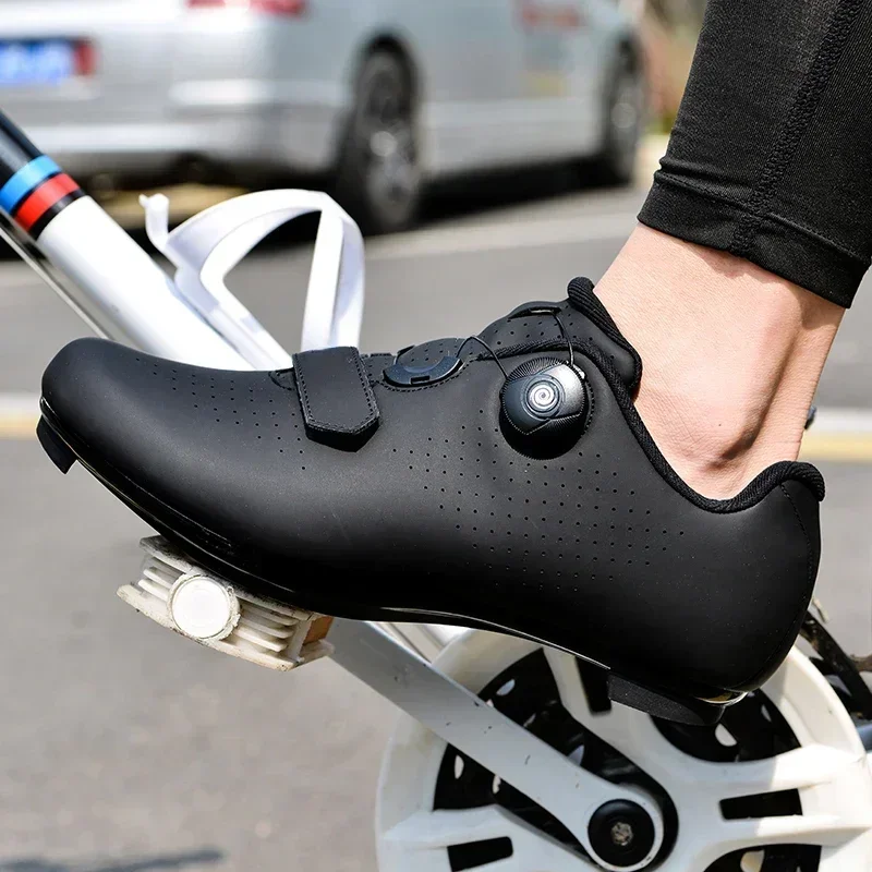 2023 New Road Bicycle Shoes Men Cycling Sneaker Mtb Clits Route Cleat Dirt Bike Speed Flat Sports Racing Women Spd Pedal Shoes