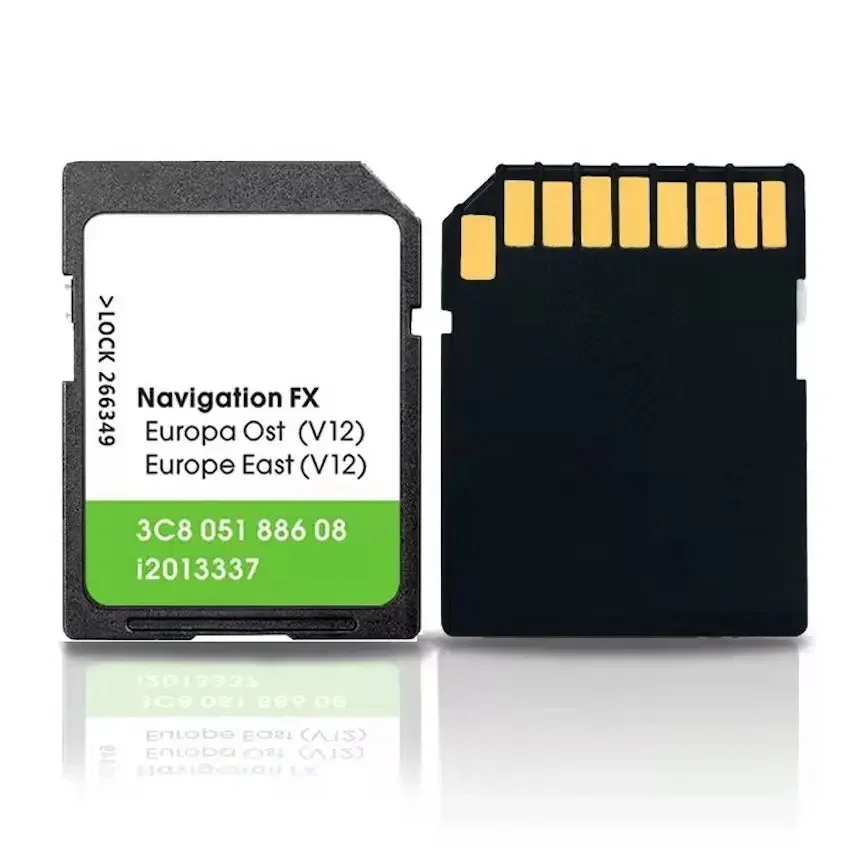 ระบบนำทาง FX East AST V12ยุโรป2020 SD Card สำหรับ VW rns 310ที่นั่ง Skoda Amundsen Passat B7