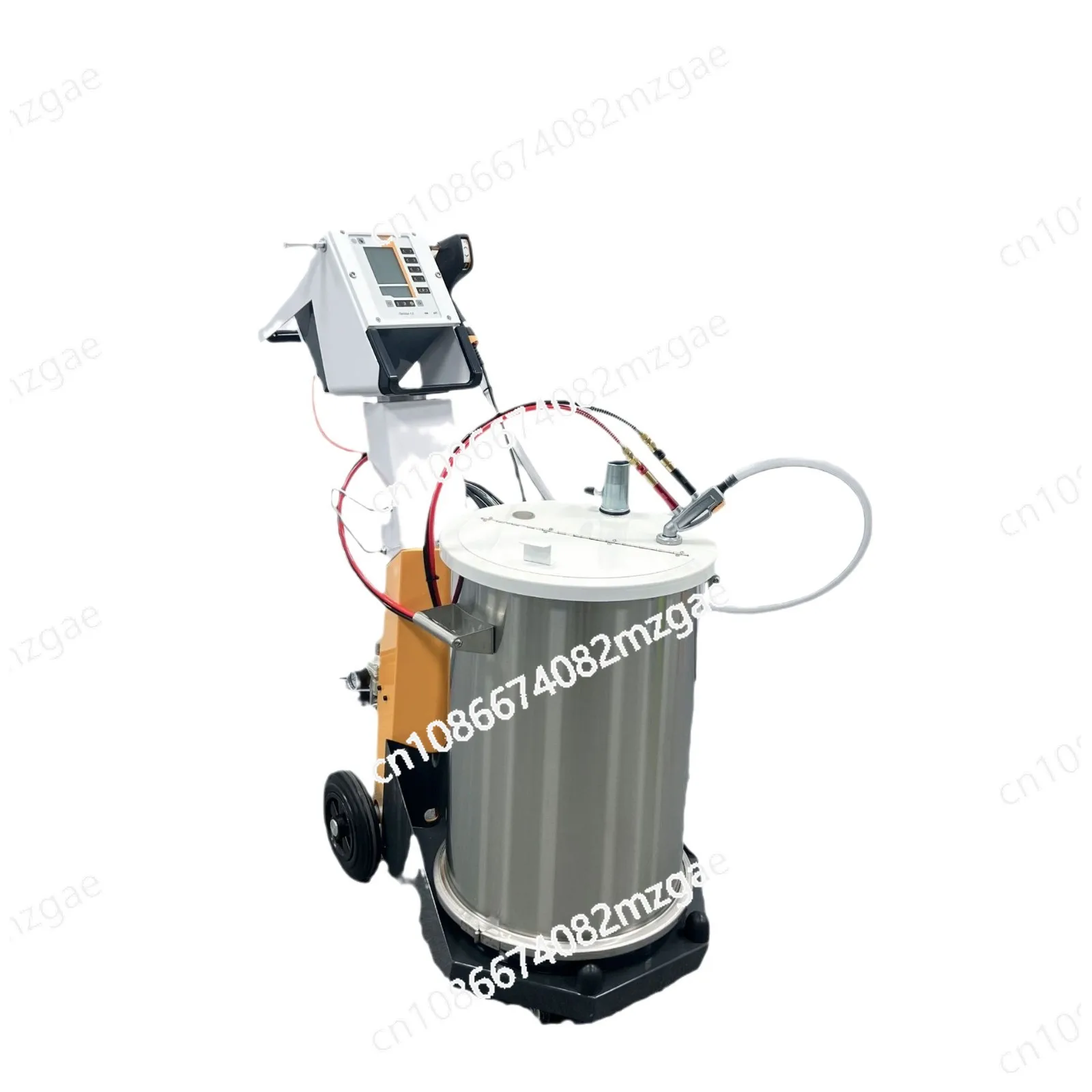 Electrostatic Powder Spraying Machine with Multi-Function Electric Coating System and Imitation Gold Horse Design